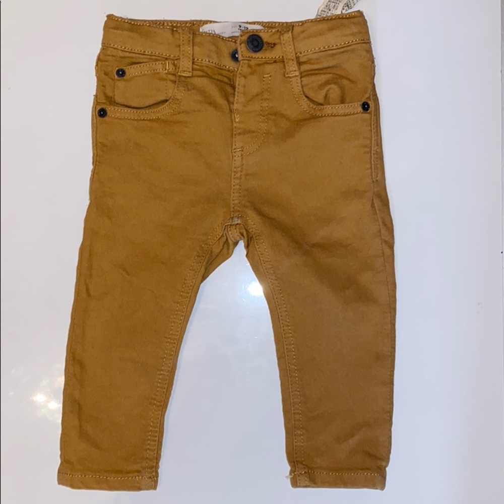 Zara Mustard Boy Jeans